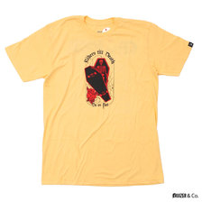 Cruizer & Co. TILL DEATH TEE ORANGE画像