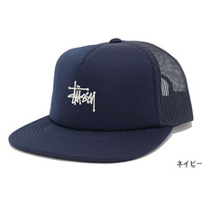 STUSSY Puff Print Stock Trucker Ballcap 131703画像