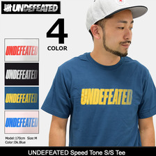 UNDEFEATED Speed Tone S/S Tee 5900909画像
