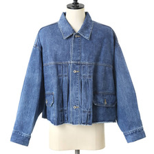 Doublet CUT OFF OVERSIZED SILK DENIM BLOUSON 17AW11BL45画像