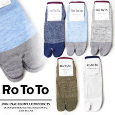 RoToTo Ninja Socks &rdquo;LINEN&rdquo; R1096画像