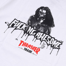 Fucking Awesome &times; THRASHER Trash Me Tee WHITE画像