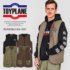 TOYPLANE REVERSIBLE BOA VEST TP17-FJK04画像