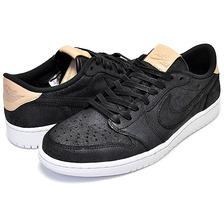 NIKE AIR JORDAN 1 RETRO LOW OG PREM black/vachetta tan-wht 905136-010画像