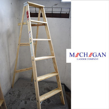 MICHIGAN LADDER ウッドラダー(110006)6段画像