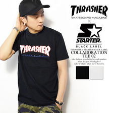THRASHER &times; STARTER BLACK LABEL COLLABORATION TEE 02 THSR-SST03画像