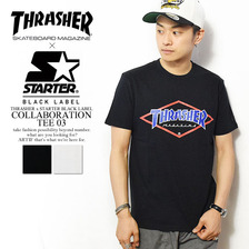 THRASHER &times; STARTER BLACK LABEL COLLABORATION TEE 03 THSR-SST02画像