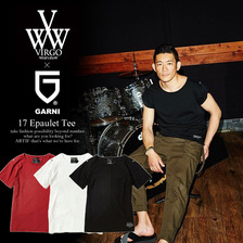 VIRGO wearworks &times; GARNI 17 Epaulet Tee VG-CB-66画像
