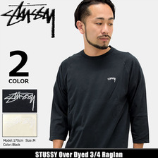 STUSSY Over Dyed 3/4 Raglan 1140003画像