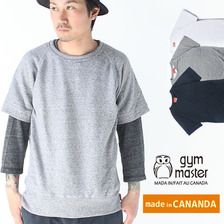 gym master Sweat Raglan Crew Neck Short Sleeve 1511C画像