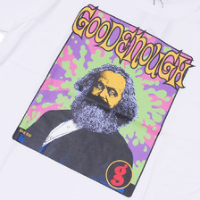 GOODENOUGH PRINT TEE KOZIK ART WORK WHITExORANGE画像