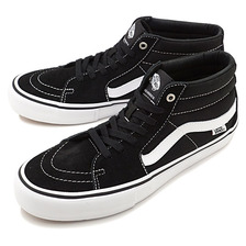 VANS PRO SKATE SK8-MID PRO BLACK/WHITE VN0A347UY28画像