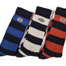TOYS McCOY 3-PACK BORDERED BOOTS SOCKS TMA1727画像