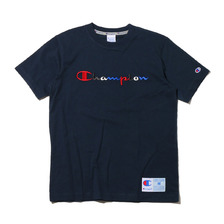 Champion T-SHIRT NAVY C3-H371-370画像