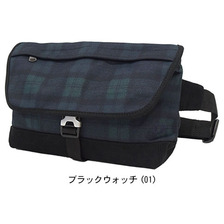 FRED PERRY Pique Blackwatch Print Mini Shoulder Bag F9279画像
