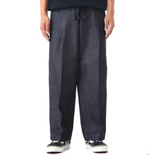 NEON SIGN Wide Denim Slacks. Rigid画像