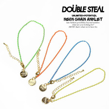 DOUBLE STEAL NEON CHAIN ANKLET 473-90019画像