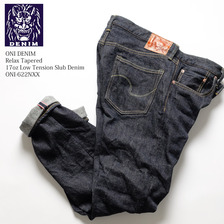 ONI DENIM Relax Tapered 17oz Low Tension Slub Denim ONI-622NXX画像