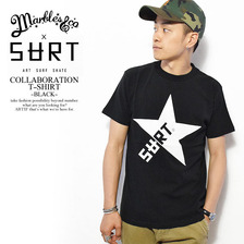 MARBLES &times; SURT COLLABORATION T-SHIRT -BLACK- 922-502STMB3画像