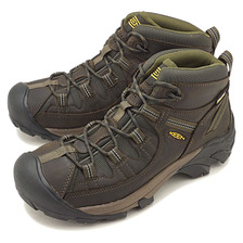 KEEN MENS Targhee II Mid WP Canteen/Dark Olive 1017346画像