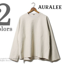 AURALEE SUPER MILLED SWEAT CUT-OFF P/O A7AP03SM画像