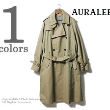 AURALEE FINX CHAMBRAY BIG TRENCH COAT A7AC01CG画像