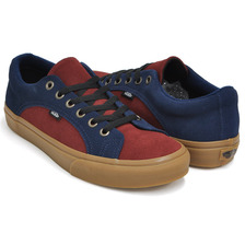 VANS LAMPIN (SUEDE GUM) DRESS BLUES / MADDER BROWN VN0A38FIOIN画像