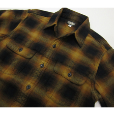 BLACK SIGN Double Front Check Flannel Shirt BSFL-17106B画像