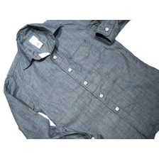 POST OVERALLS #2213 THE POST4 CONE CHAMBRAY SHIRTS/indigo画像