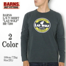 BARNS L/S T-SHIRT "LAD WOLF" BR-7209画像