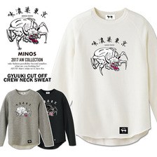 MINOS GYUUKI CUT OFF CREW NECK SWEAT MNQ6-SW01画像
