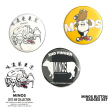 MINOS MINOS BUTTON BADGES SET MNQ6-AC02画像