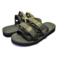 SUICOKE Stssy SUMMER TRIP FEST SUICOKE MOTO-STU SANDAL olive OG-056STU画像