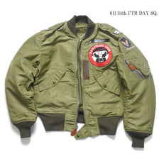 Buzz Rickson's L-2 "34th FIGHTER DAY SQ." BR13888画像