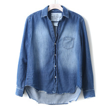 Frank & Eileen EILEEN ITALIAN COTTON INDIGO 2610700487-076画像