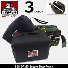 BEN DAVIS Square Strap Pouch WHITE LABEL BDW-9183画像