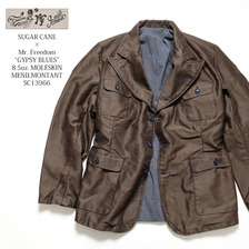 SUGAR CANE &times; Mr. Freedom 「GYPSY BLUES」 8.5oz. MOLESKIN MENILMONTANT SC13966画像
