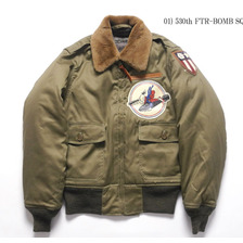 Buzz Rickson's B-10 "530th FTR-BOMB SQ" BR13890画像
