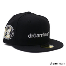 DREAM TEAM 10th ANNIV. BASIC LOGO NEW ERA FITTED CAP BLACK画像