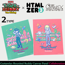HTML ZERO3 × 劇場版 TIGER & BUNNY -The Rising- Guttarelax Reunited Buddy Canvas Panel ACS223画像