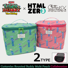 HTML ZERO3 &times; 劇場版 TIGER & BUNNY -The Rising- Guttarelax Reunited Buddy Multi Pouch ACS221画像