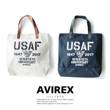 AVIREX U.S.A.F. 70th ANNIVERSARY DS AVI USAF 70th TOTE BAG 6179140画像