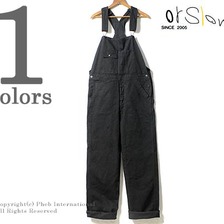 orslow ブラックデニム オーバーオール 03-9000-D61画像