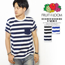 Fruit of the Loom POCKET BORDER T-SHIRT 922-017画像