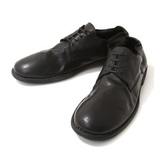 GUIDI LOWLACE SHOES CALF FULL GAIN BLACK 992画像