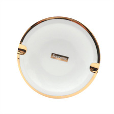 Supreme Gold Trim Ceramic Ashtray画像