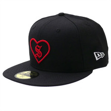 Supreme Heart New Era BLACK画像
