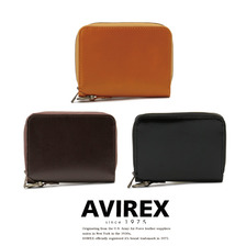 AVIREX BEIDE LEATHER WALLET 641731808画像