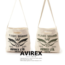 AVIREX ALLA 2WAY BAG FLYING SHARKS 641730492画像