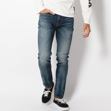 AVIREX TYPE BLUE STRETCH DENIM 5POCKET PANT 6176102画像